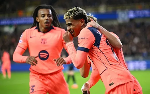 Lamine Yamal thi đấu xuất sắc trong trận gặp Club Brugge với những con số ấn tượng