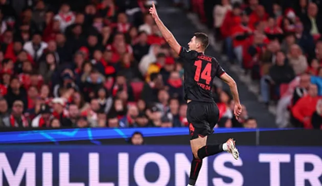 Schick ghi bàn tháng duy nhất trong trận